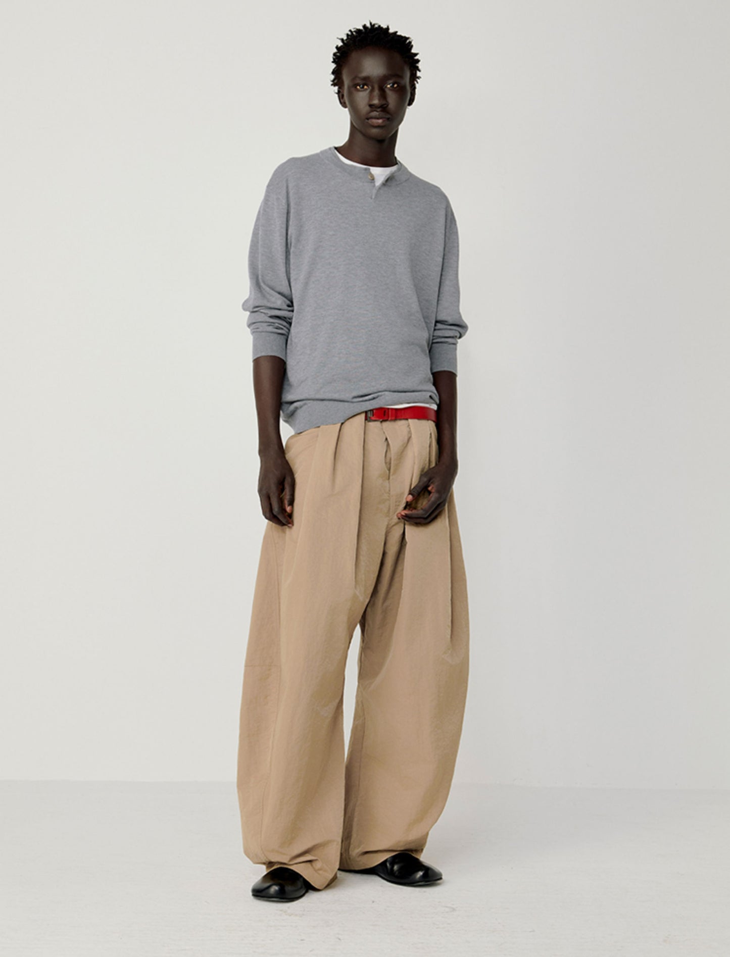 Pleated Waist Casual Pants