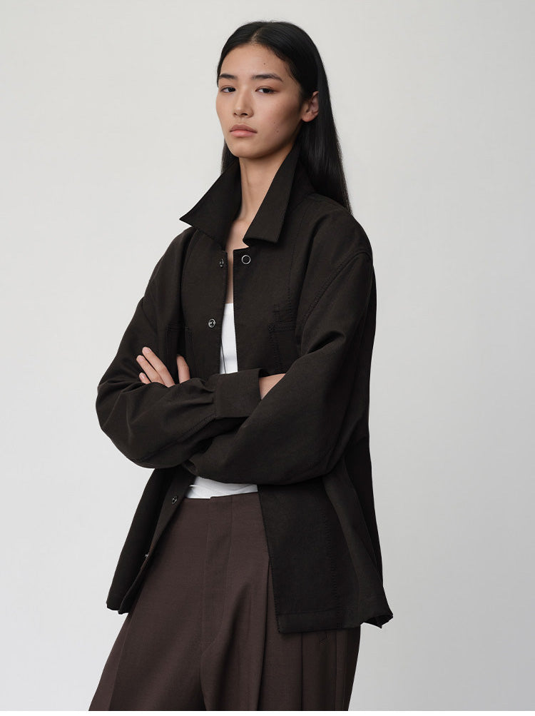 Patch-Pocket Casual Jacket