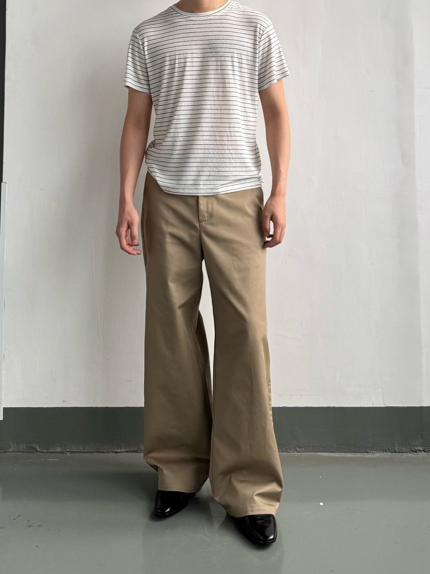Adjustable Straight-Leg Casual Pants