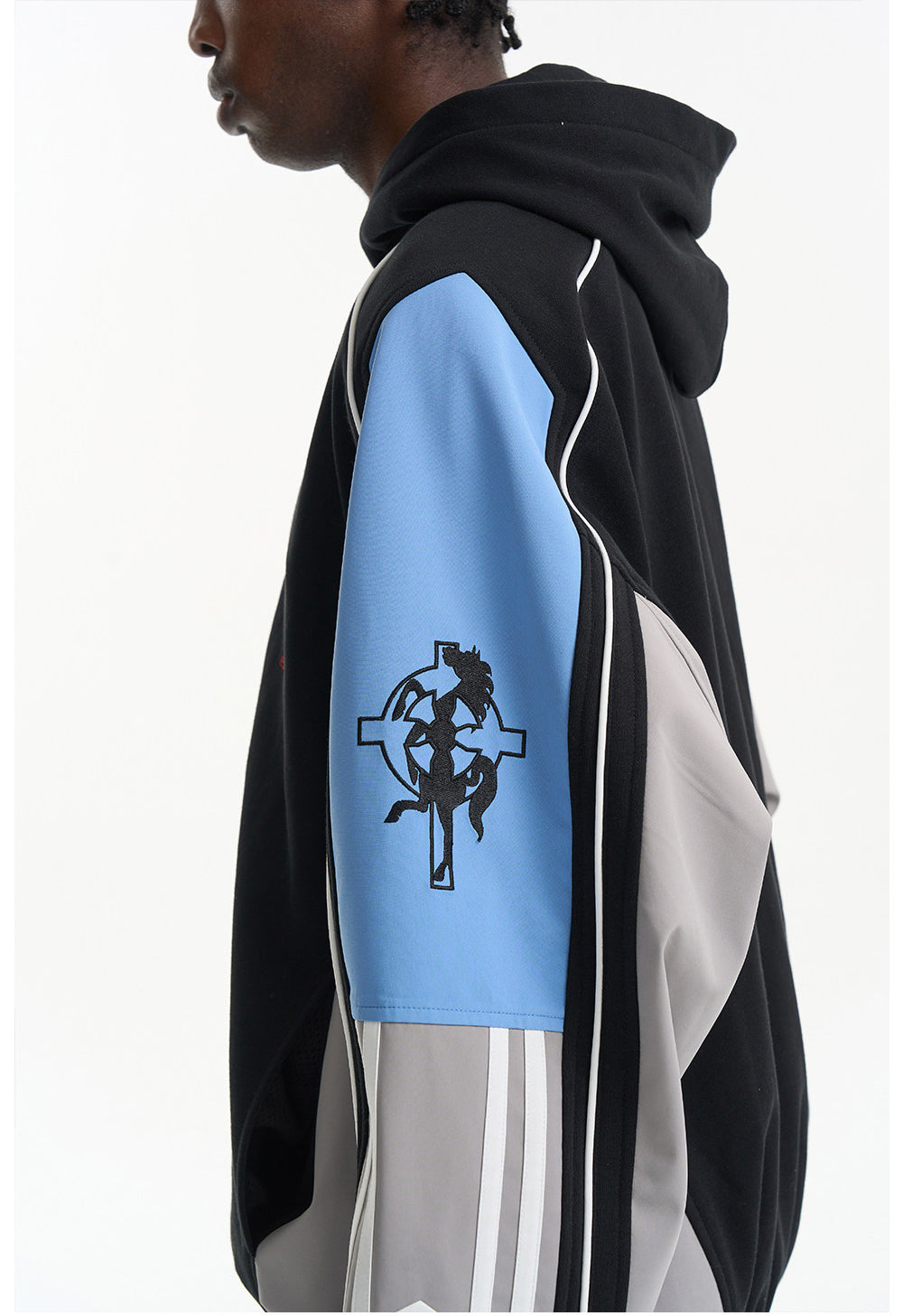 Embroidered Loose-Fit Casual Jacket