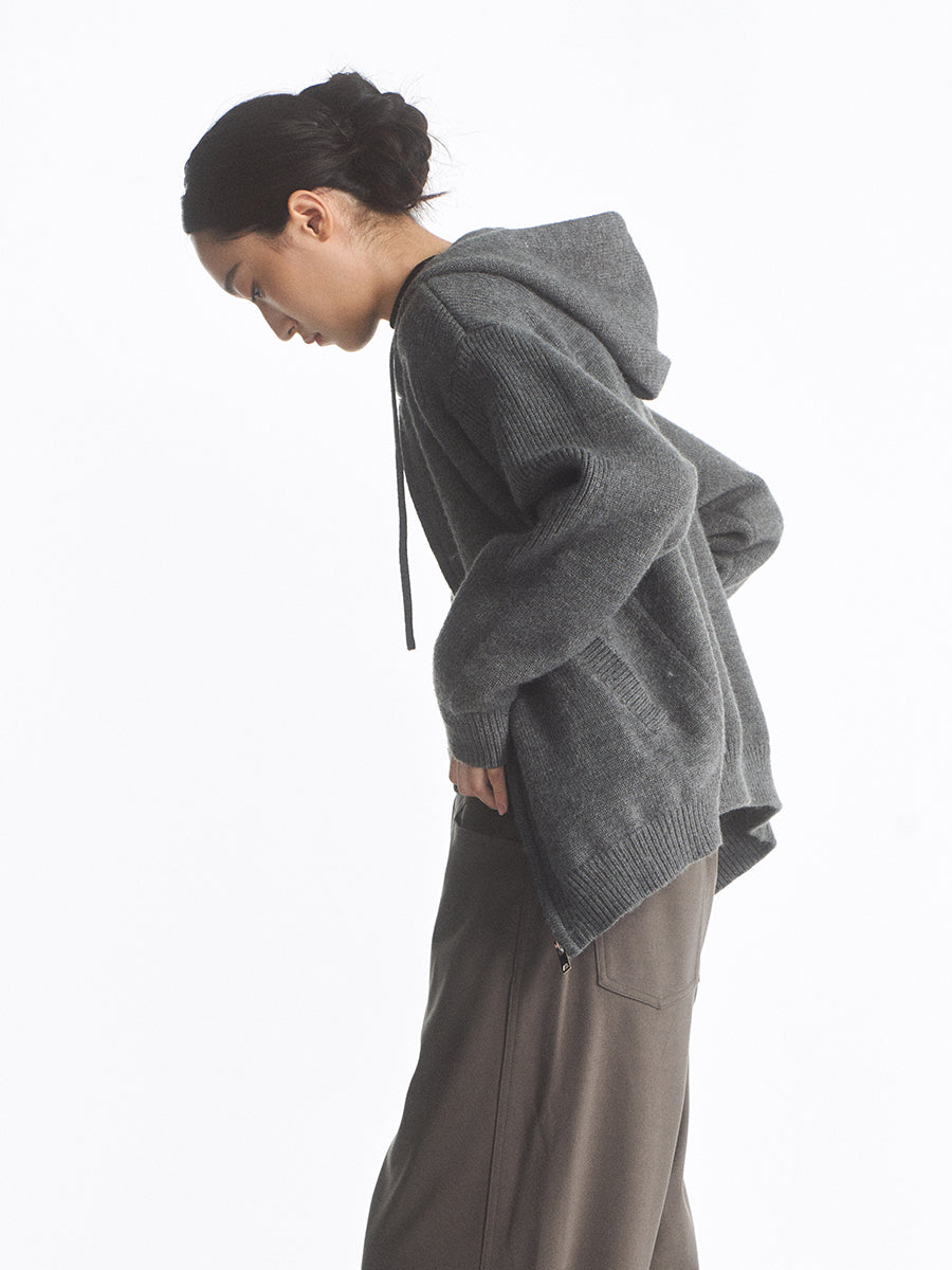 Drawstring Hooded Sweater