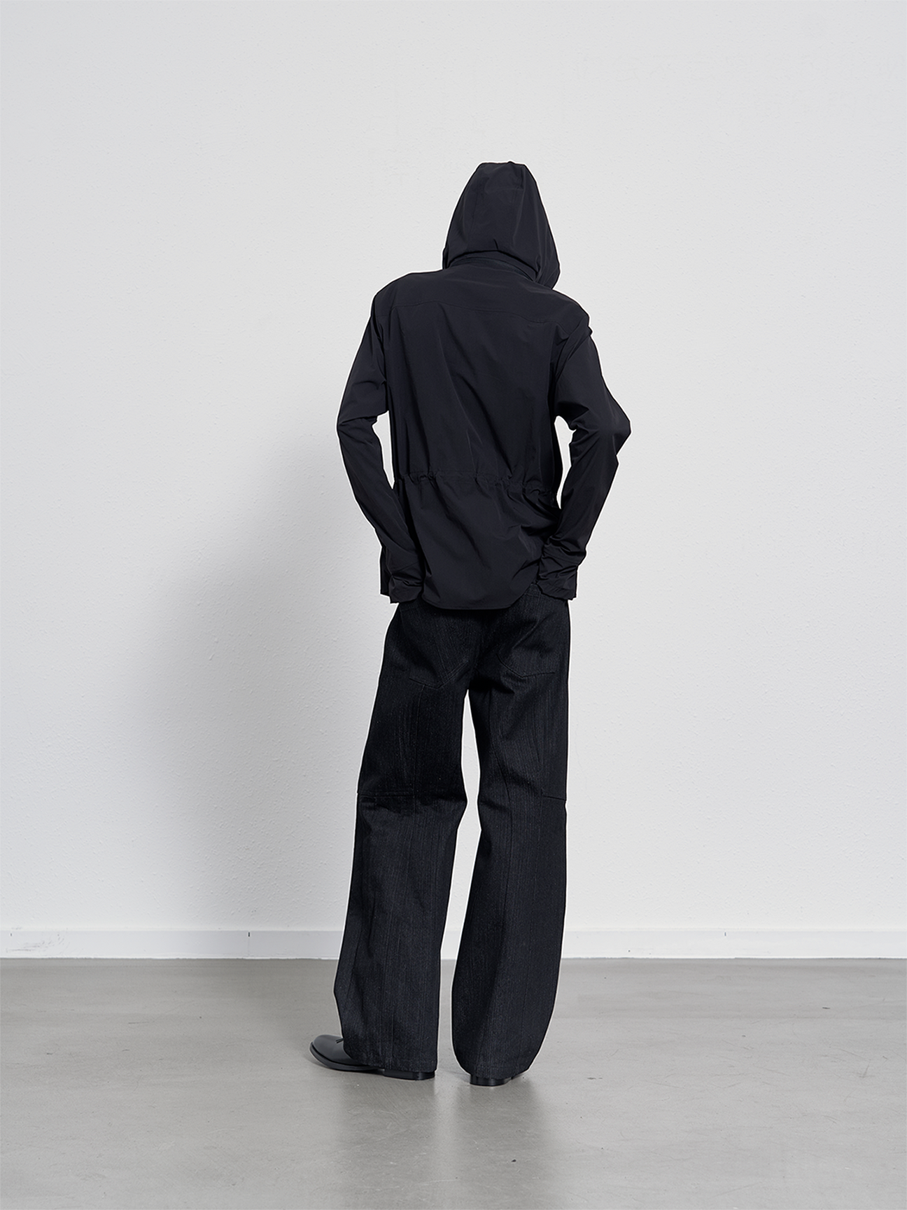 Three-dimensional cutting Denim pants