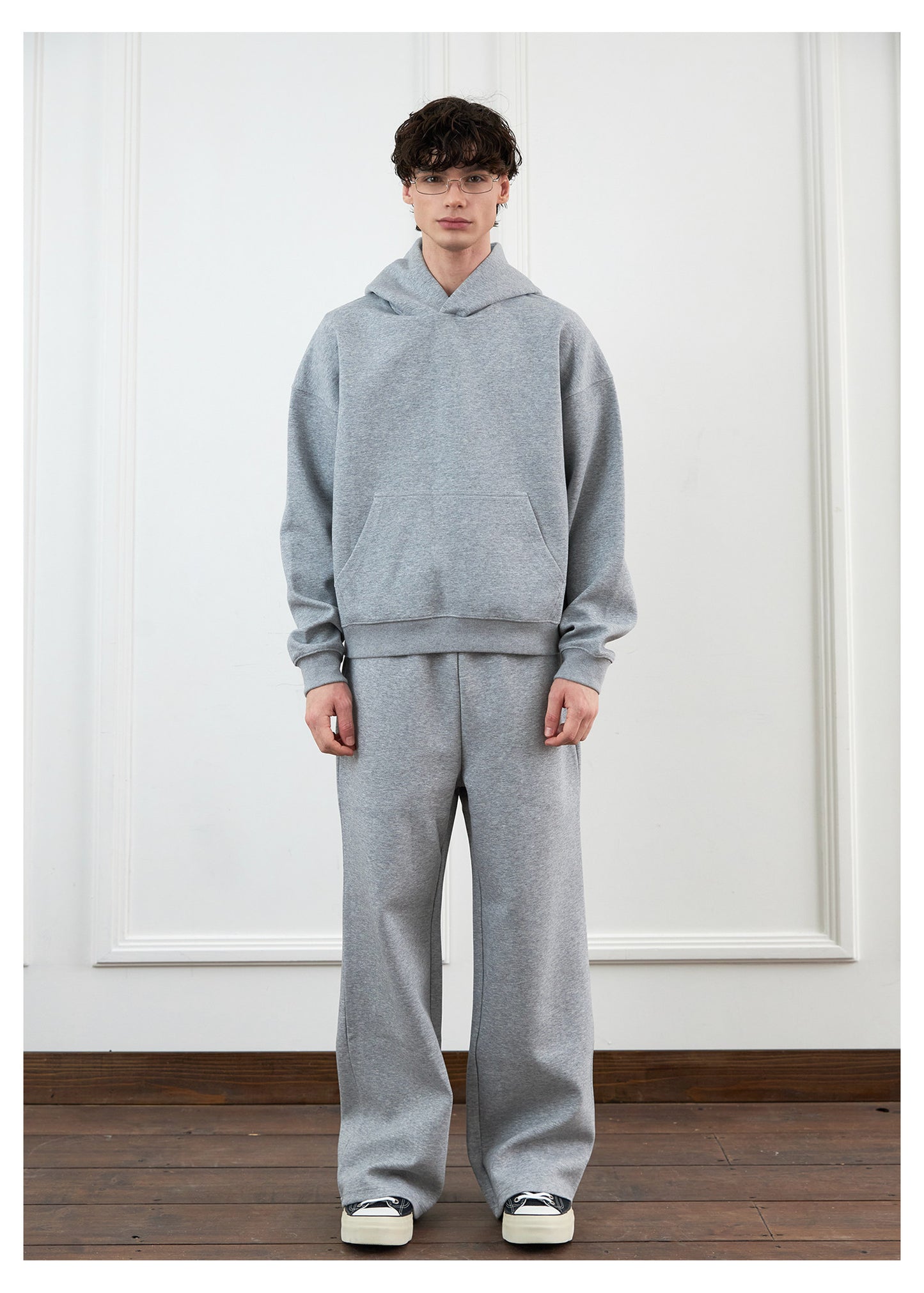 Short-Length Box Hoodie Set