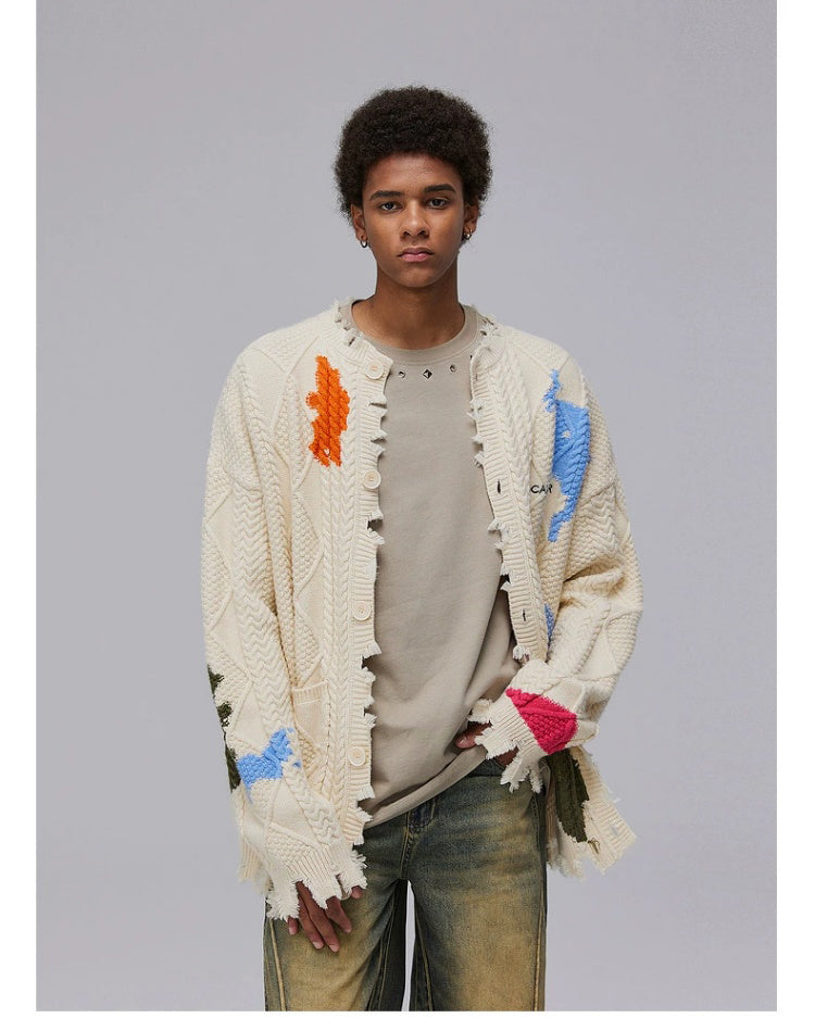 Graffiti Loose Cardigan