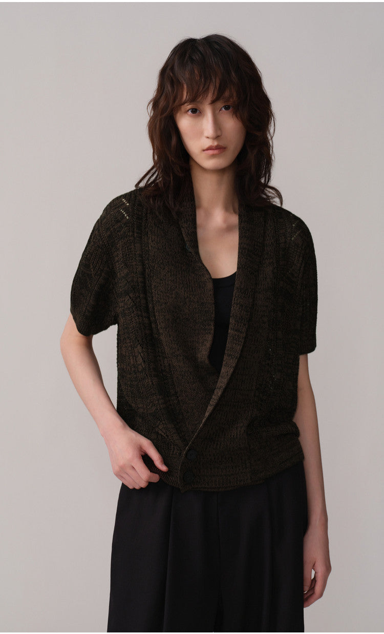 Breathable Knit Casual Cardigan