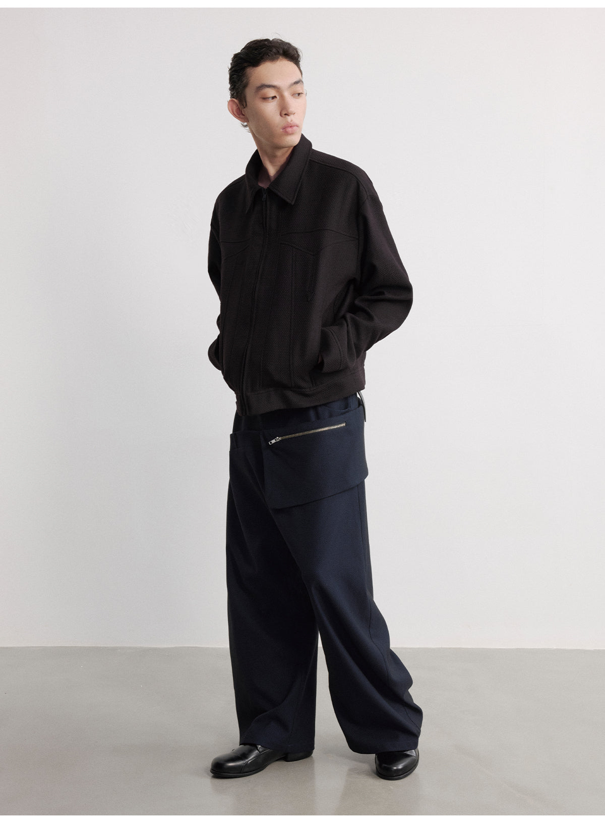 지퍼 피트 자켓