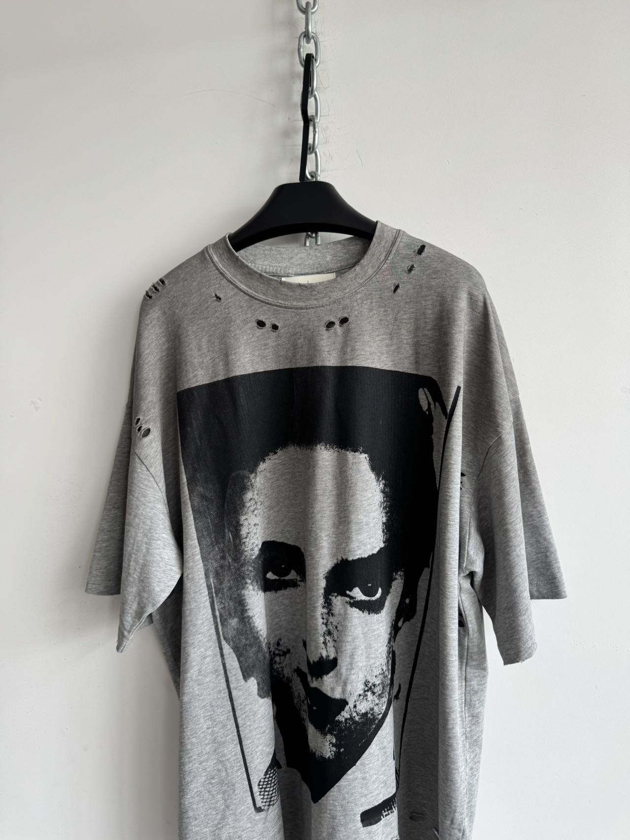 Spray Dye Hole Short Sleeve T-Shirt