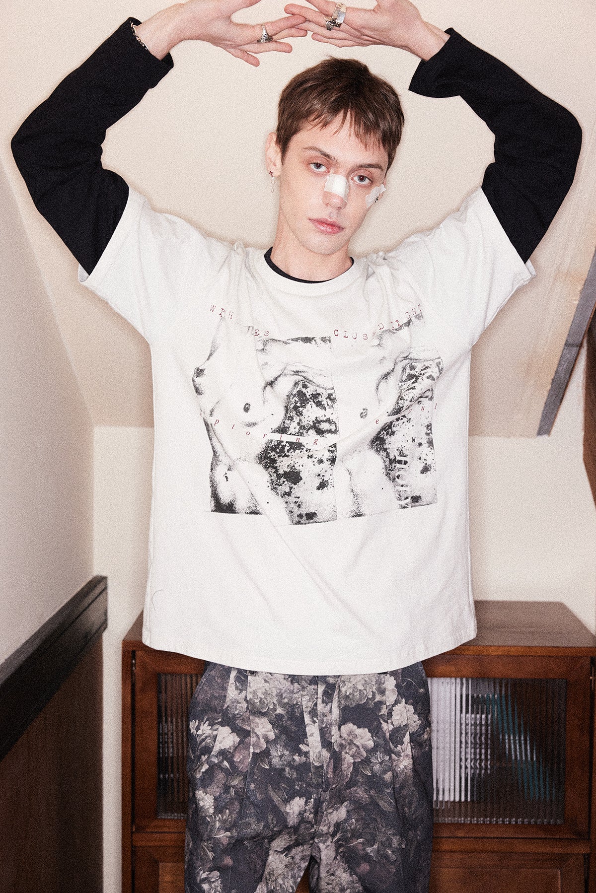 Faux Two-Piece T-Shirt