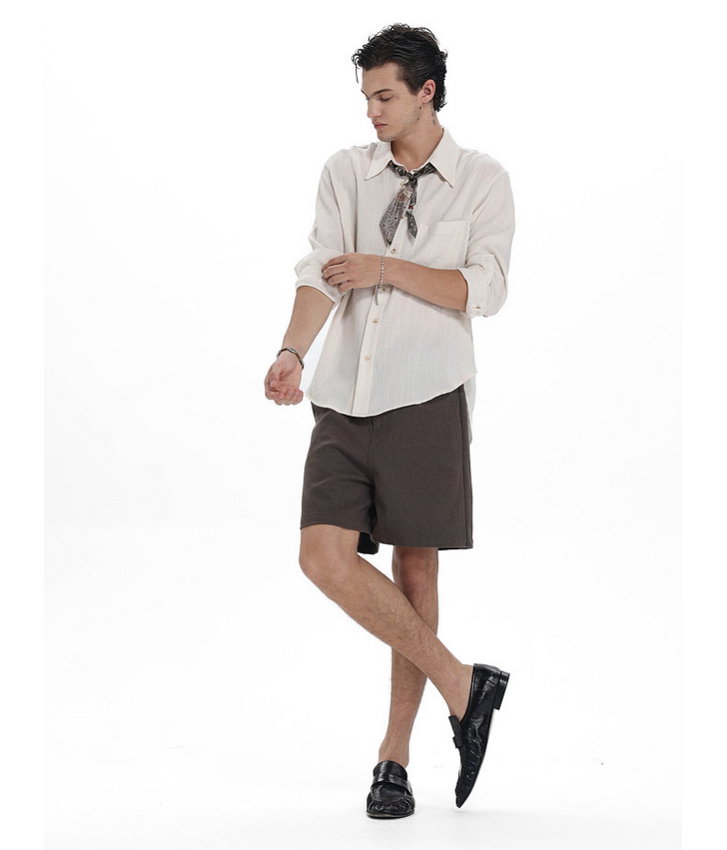Relaxed Linen-Lyocell Blend Shirt