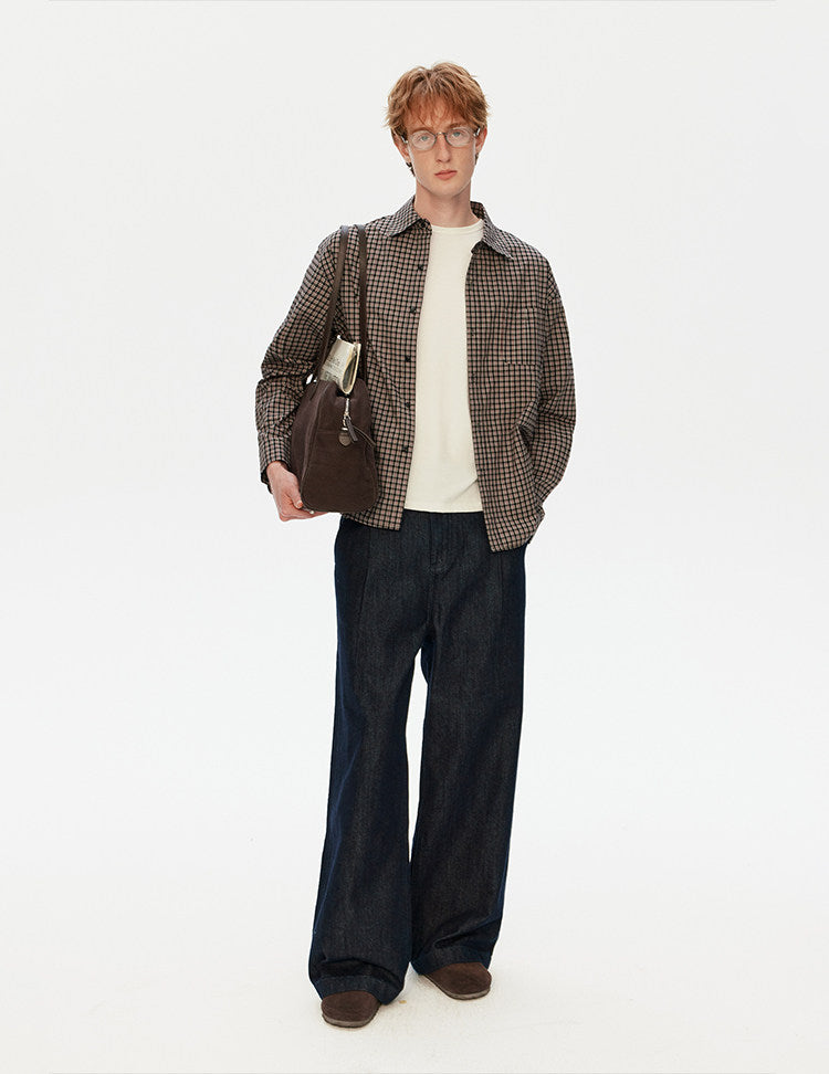 Old Money Style Check Shirt