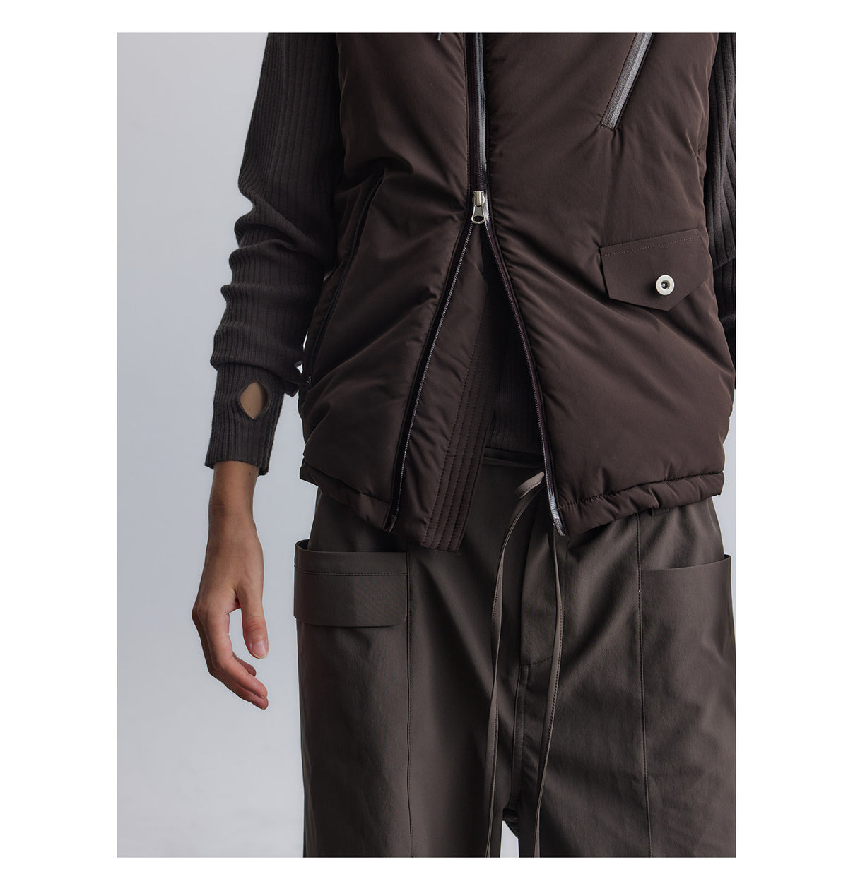 Water-Repellent Side-Zip Vest