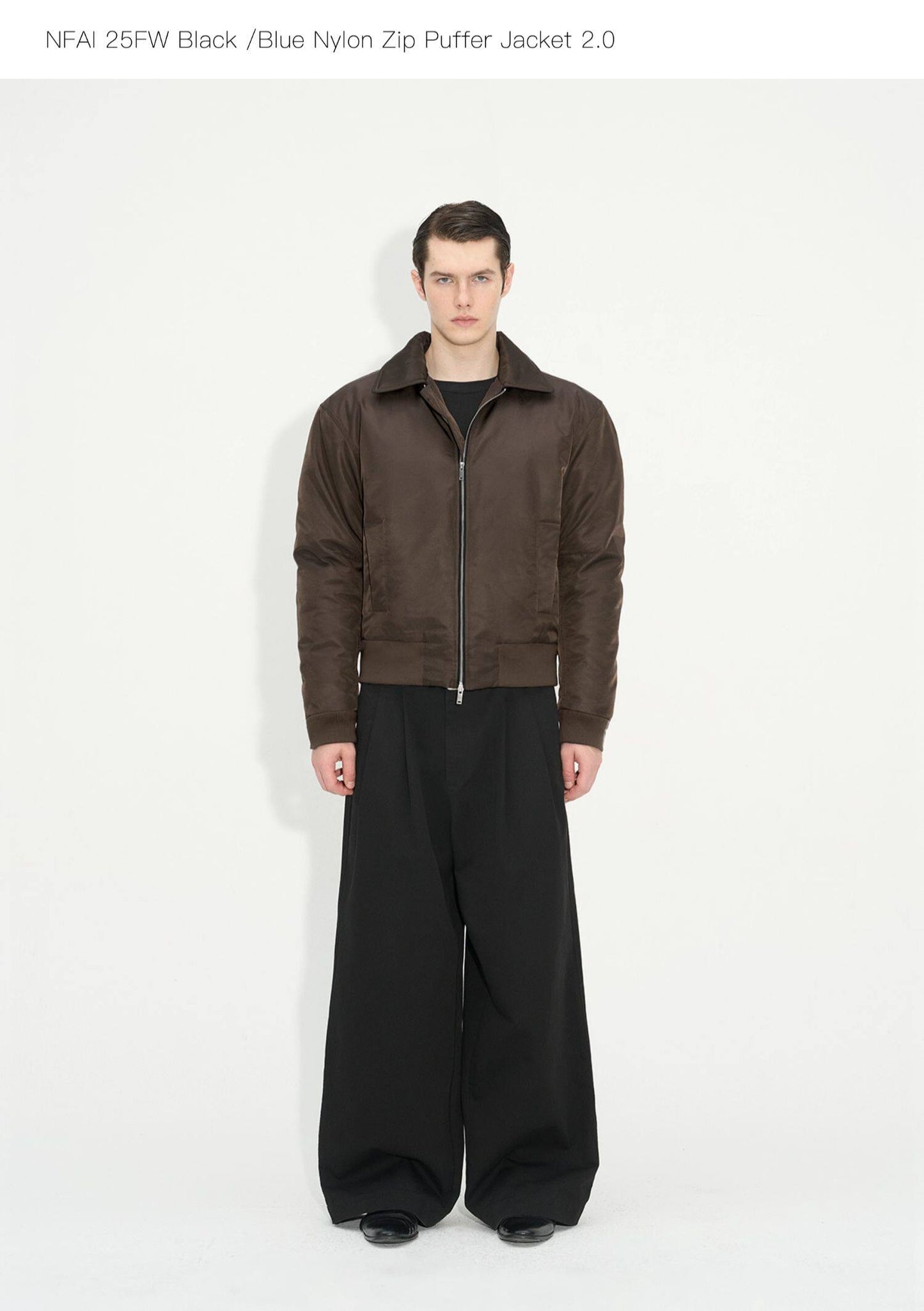 Collar-style cotton jacket