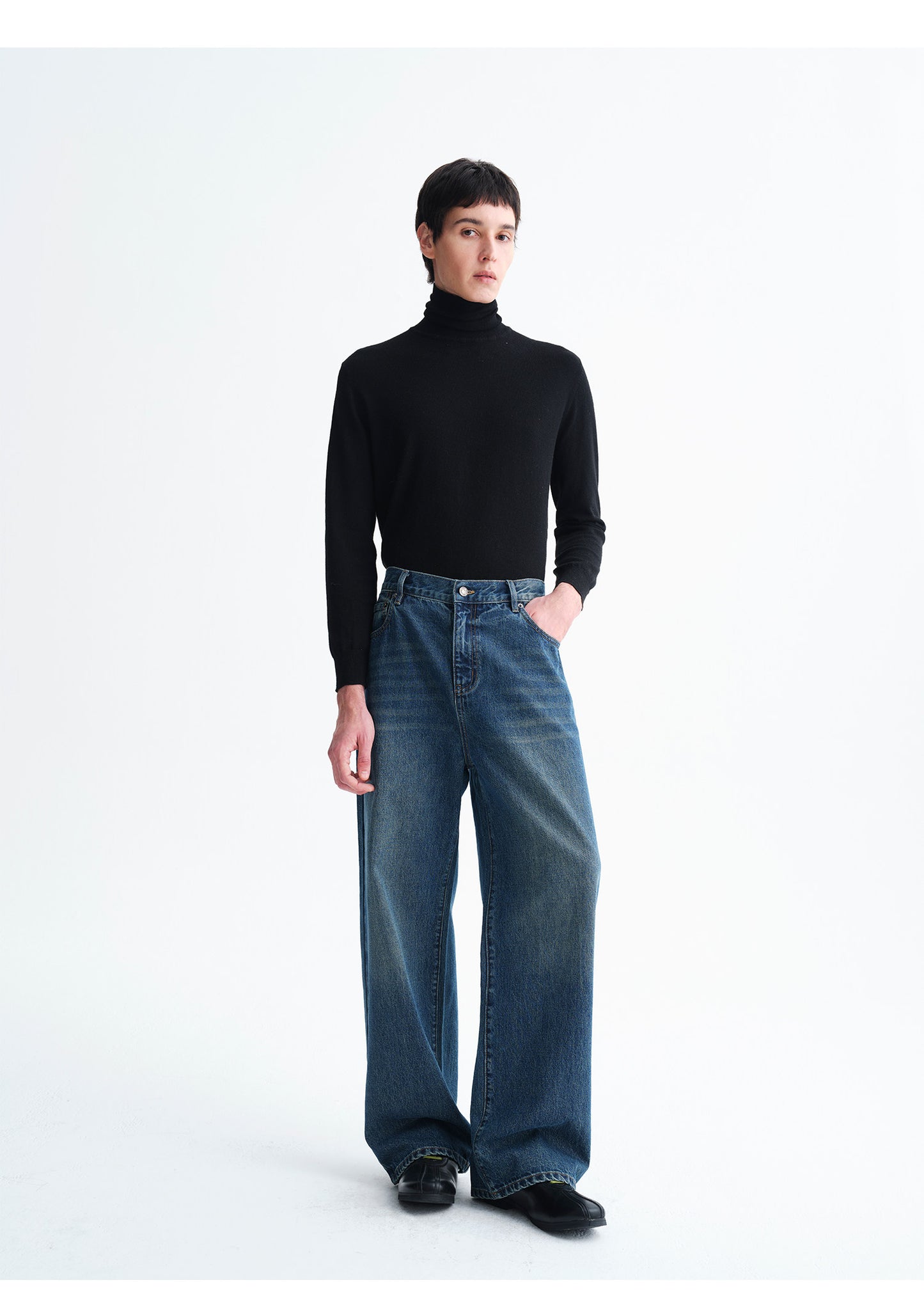 Basic Retro Loose Jeans