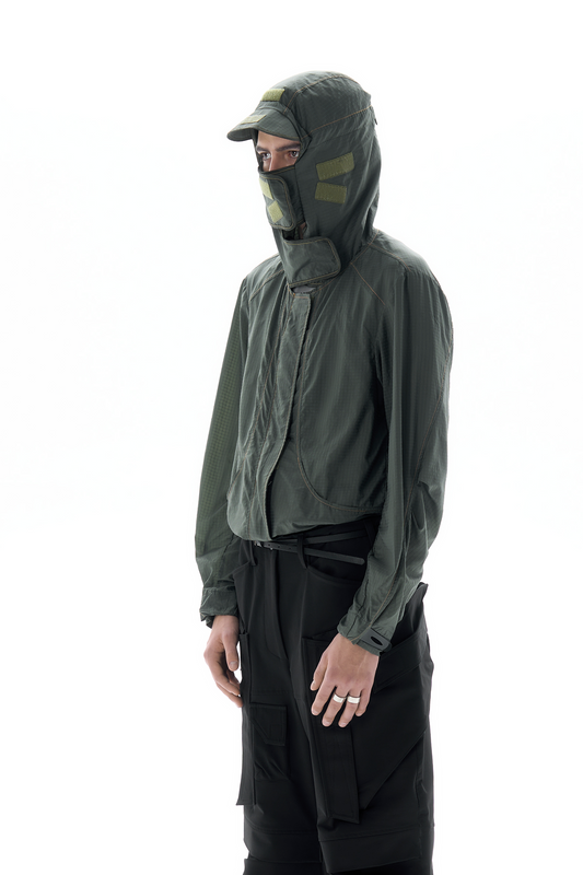 Multi-shape cut mask jacket