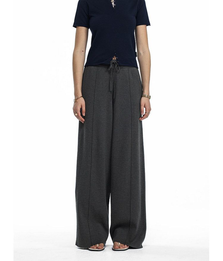 Relaxed Straight-Leg Casual Pants