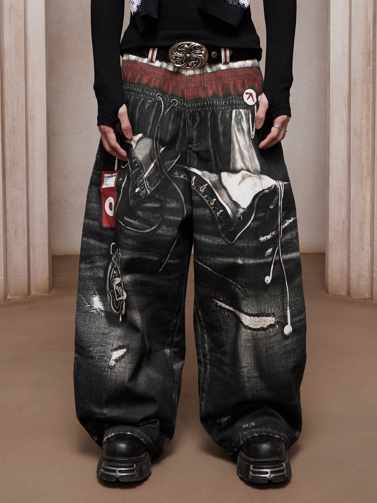 Original 3D-Printed Denim Pants