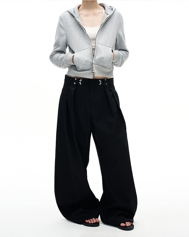 Retro Stripe Casual Pants