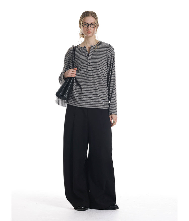 Draping Curve Casual Pants