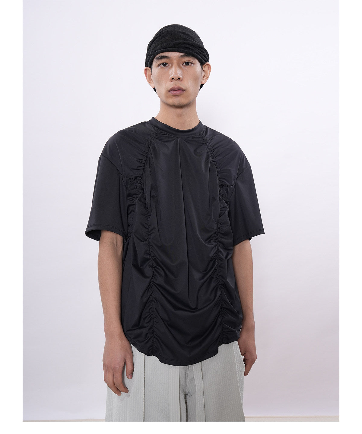 Pleated Workout T-Shirt