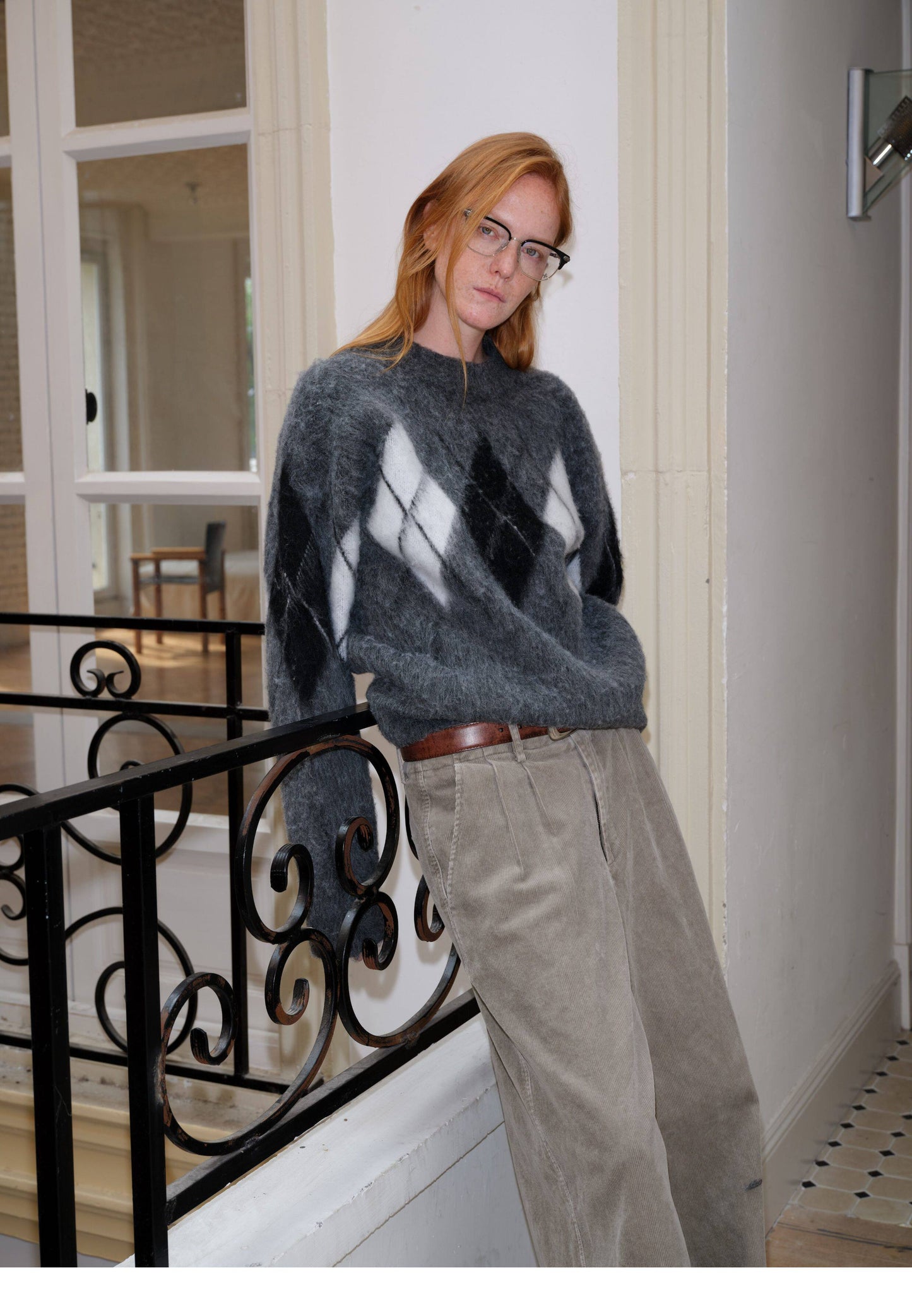 Wool-Blend Relaxed Crewneck Sweater