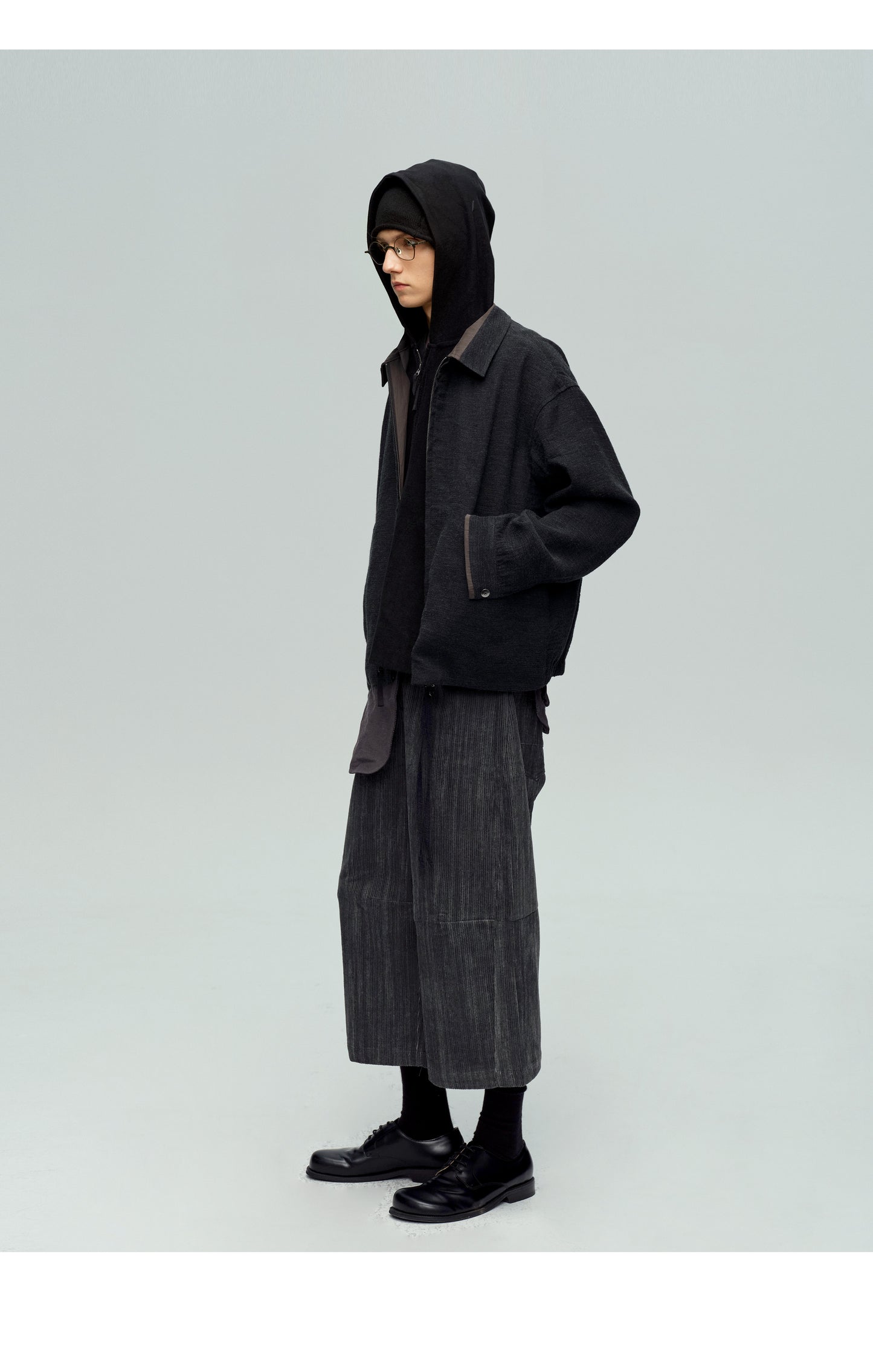 Pre-dyed Zipper Jacket