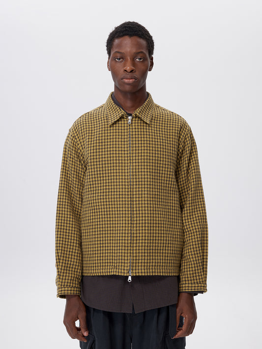 Cotton Check Pattern Jacket