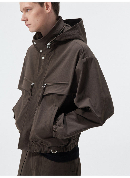 Short-length paratrooper jacket