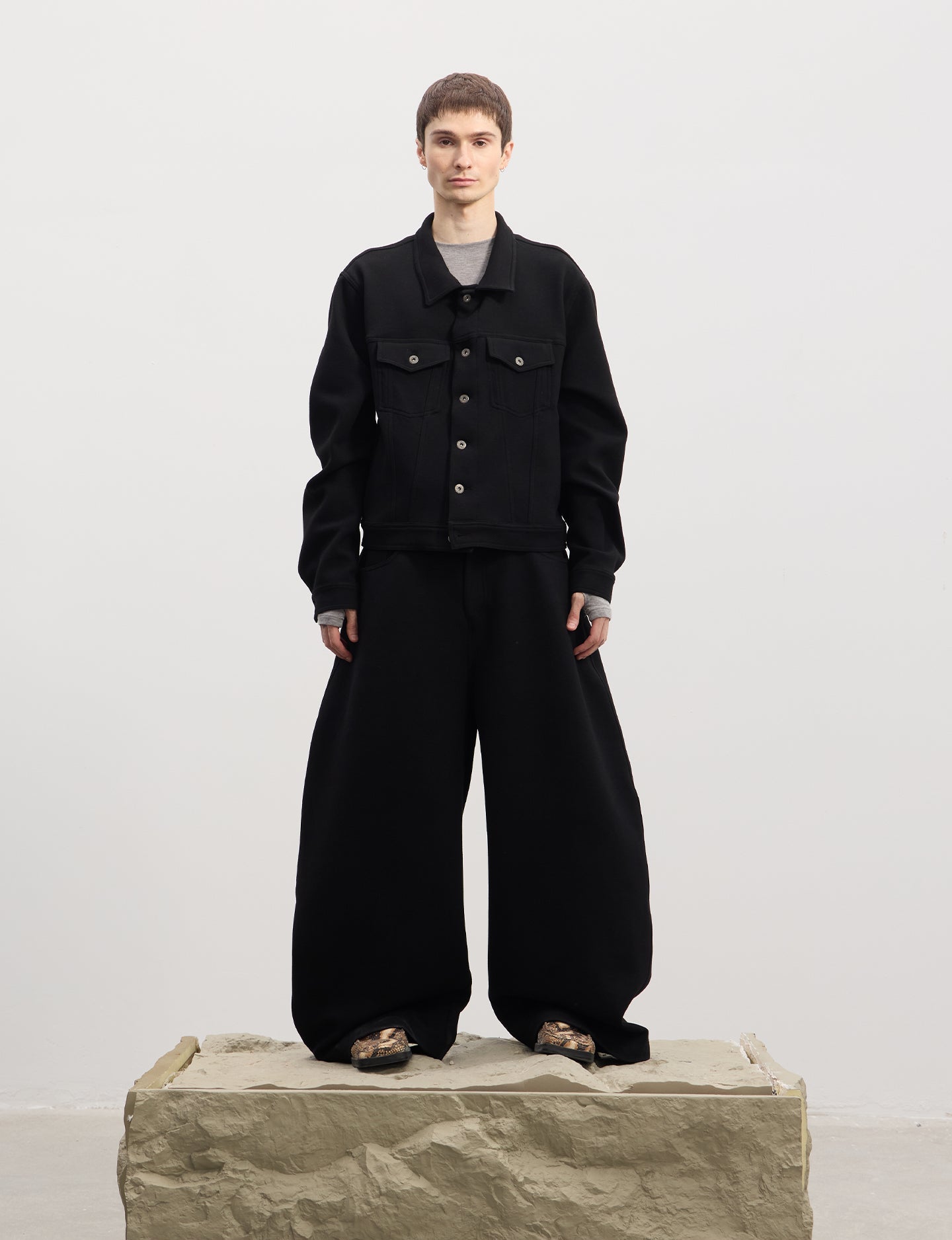 Machete Silhouette Baggy Pants
