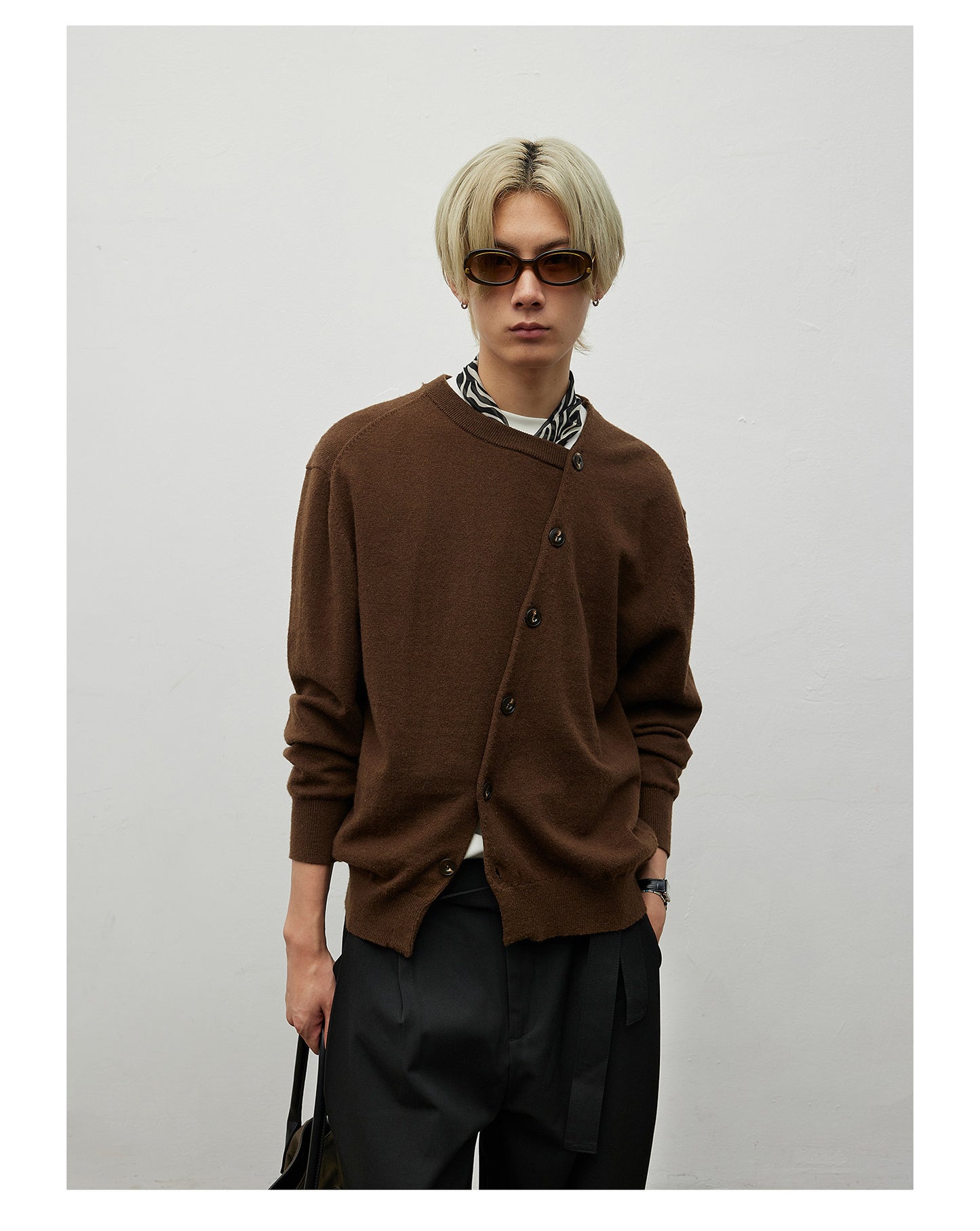 Premium Wool Button-Down Cardigan