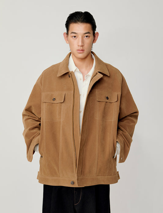 Wide Double Pocket Jacket