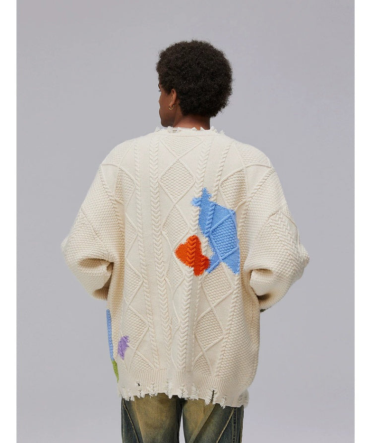 Graffiti Loose Cardigan