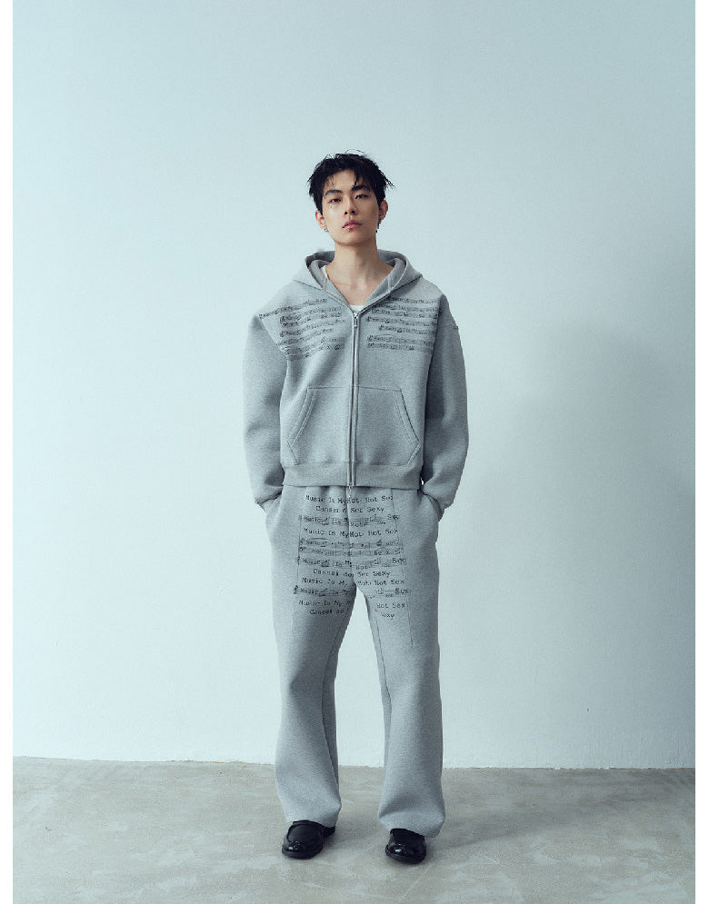 Loose Fit Air Layer Sweatshirt Set