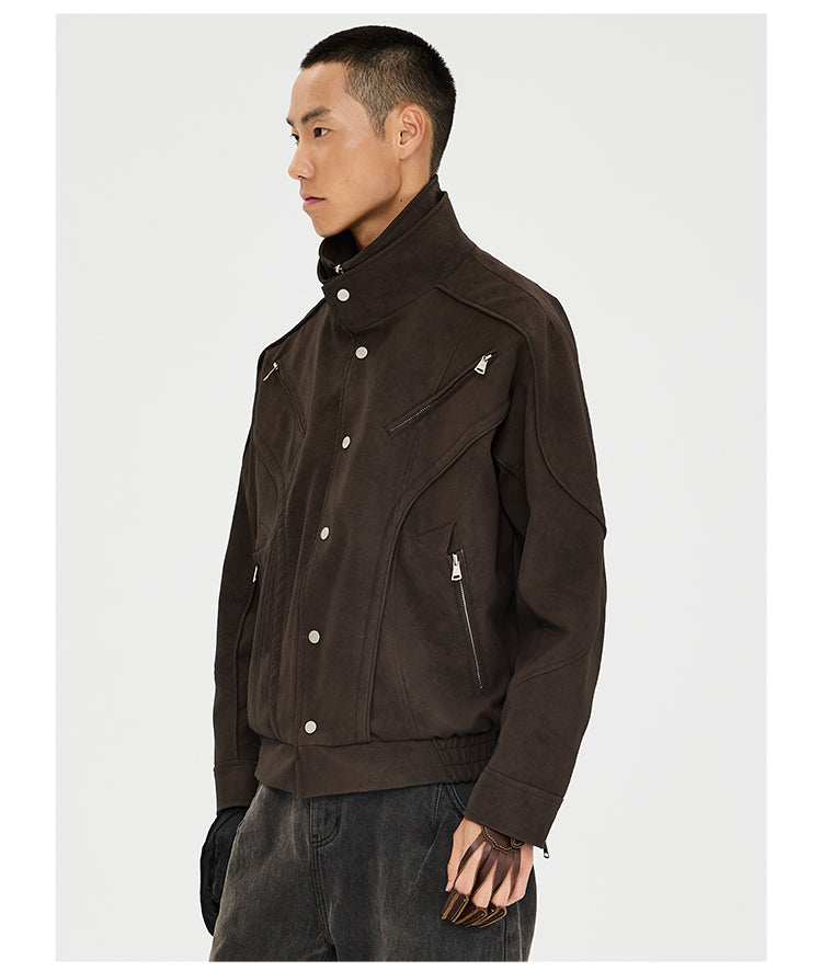 Unique Lapel Hunting Jacket