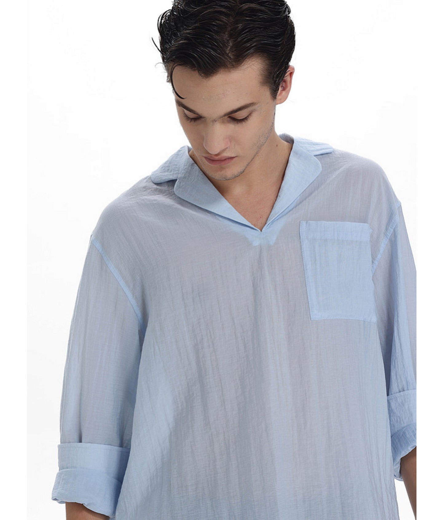 Cuban-Style Pullover Shirt