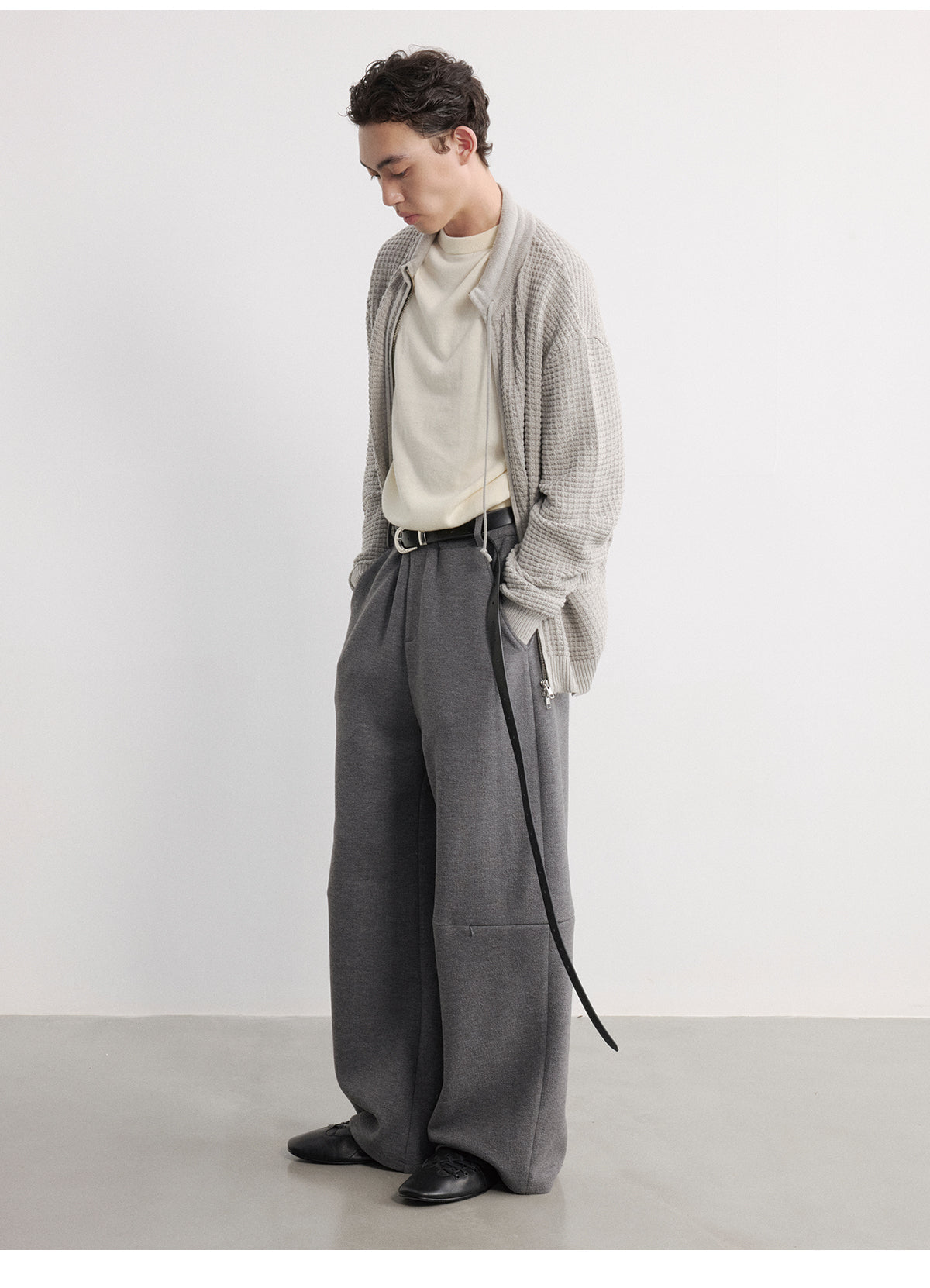 Waffle Knit Cardigan