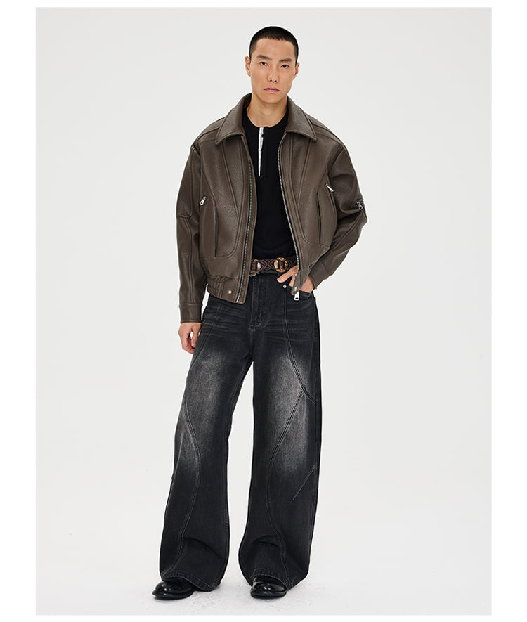 Short Leather Jacket