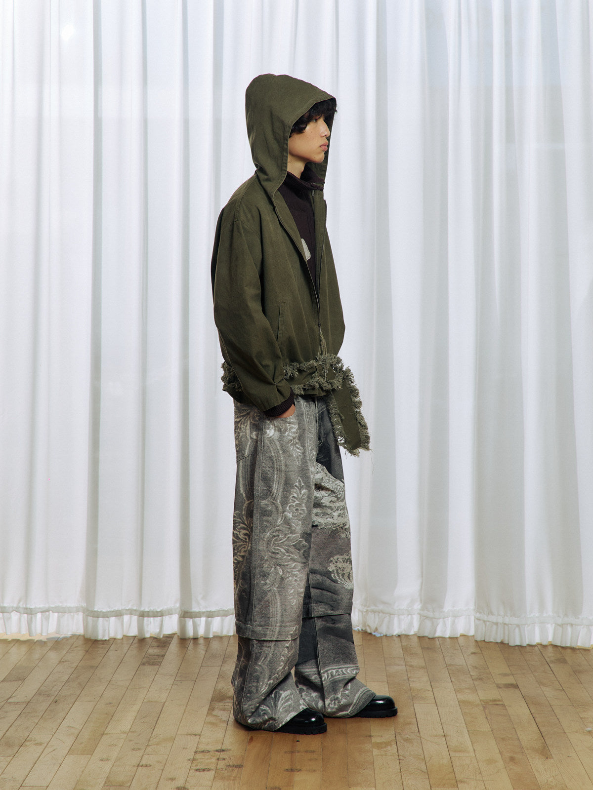 Tassel Large Hooded Jacket