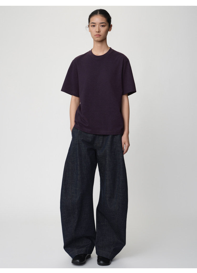 Relaxed-Fit Basic Round-Neck T-Shirt