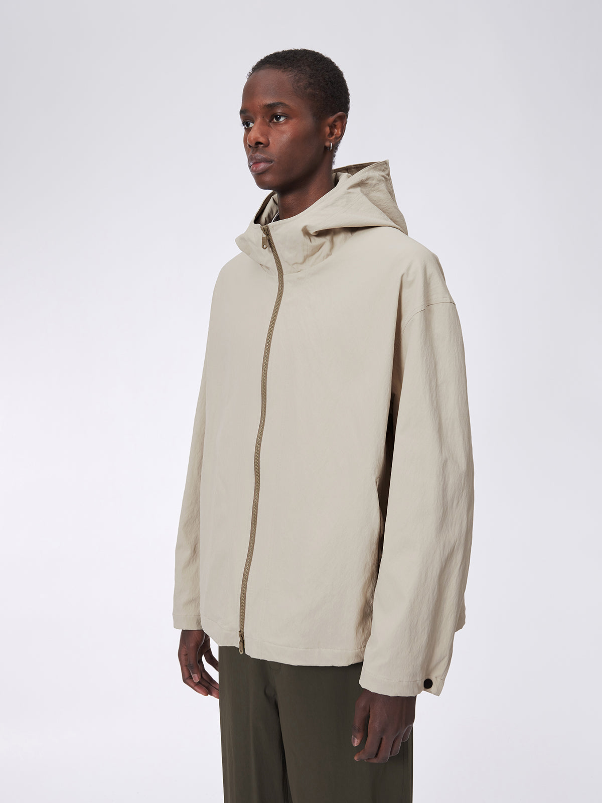 Water-repellent Hooded Jacket