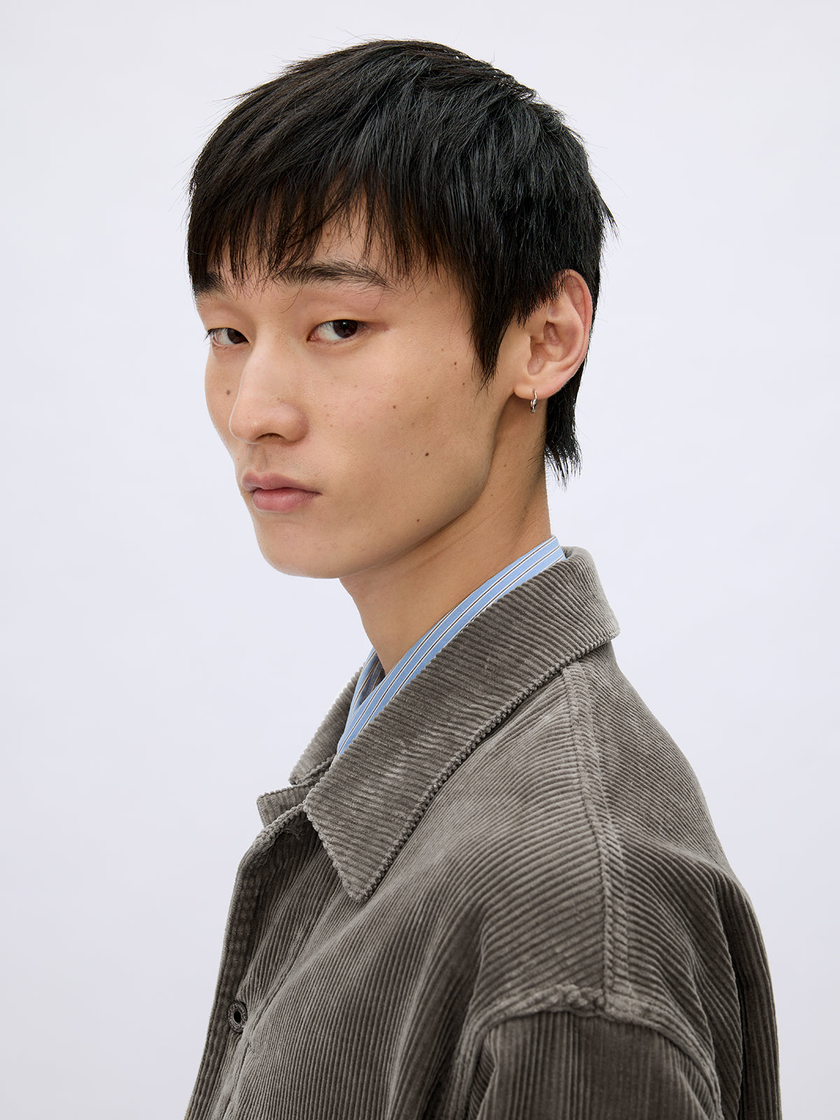 Wash-processed Cotton Corduroy Jacket