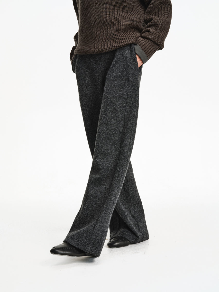 Drawstring Knit Casual Pants