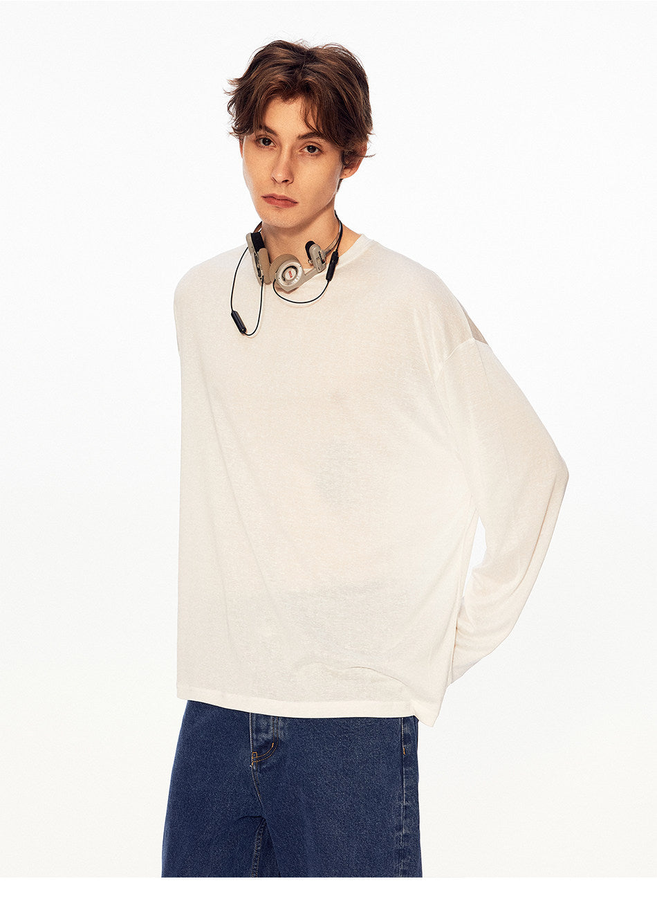 Vintage-Style Lyocell T-Shirt