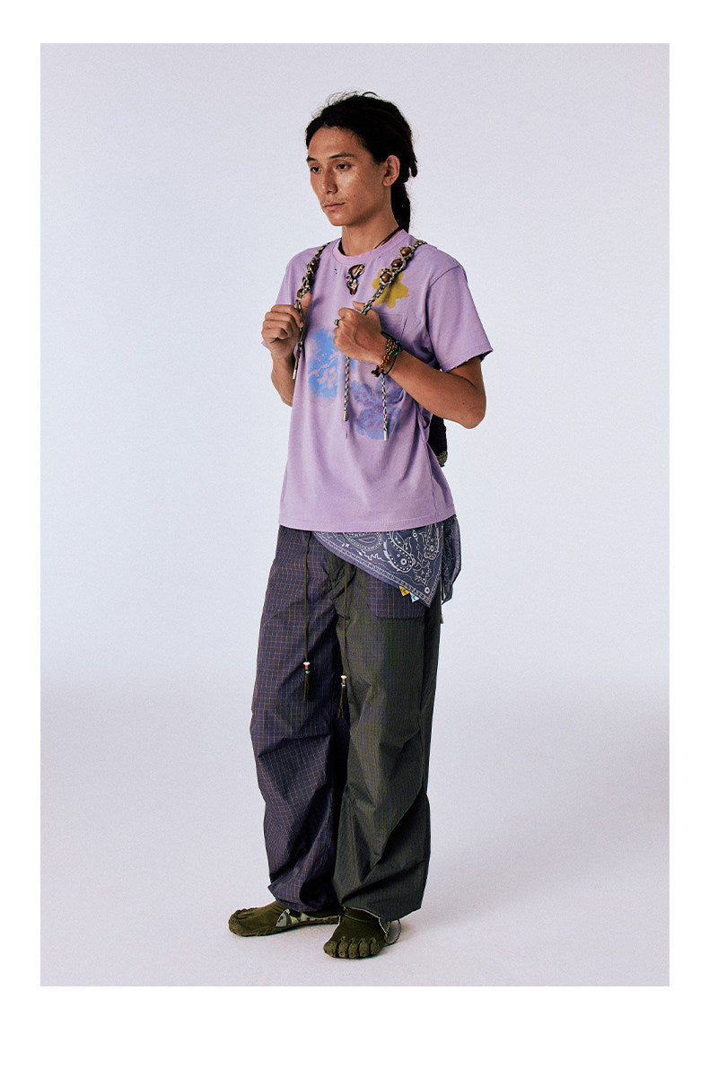 Distressed Print T-Shirt