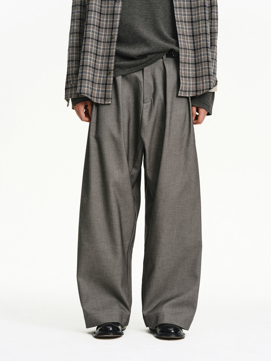 Wide-Leg Casual Pants