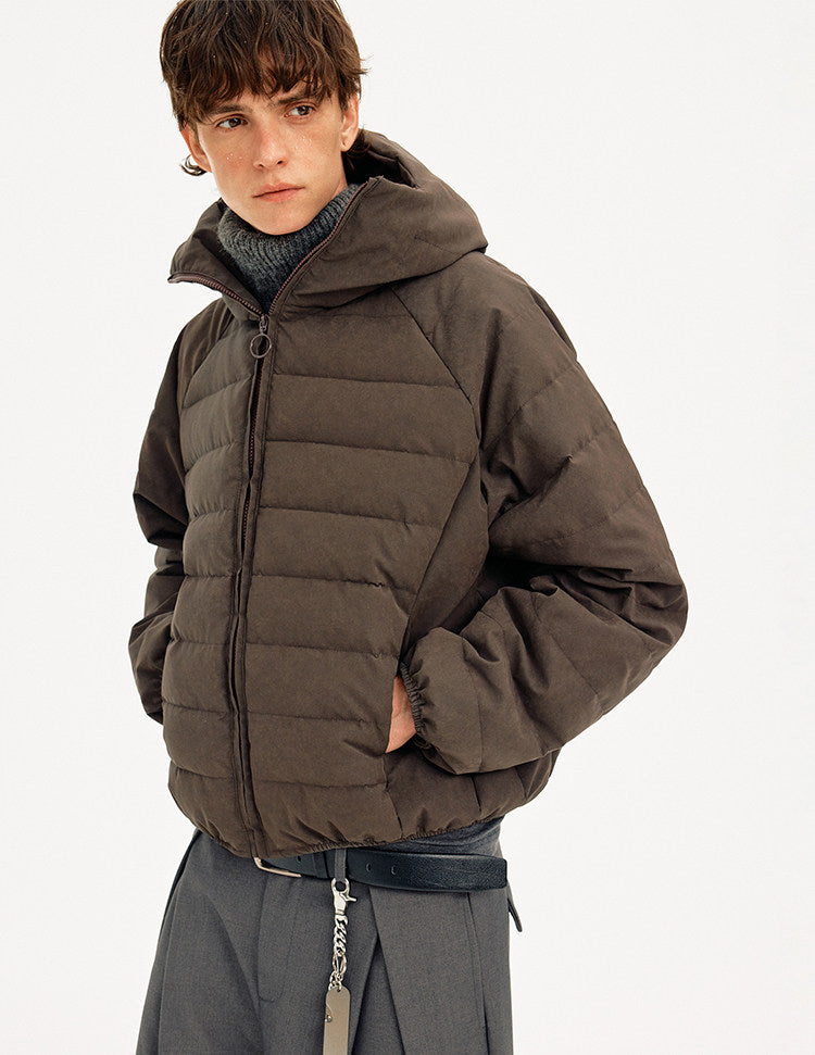 Casual Down Jacket with Hood