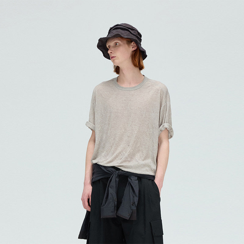 Trendy Pleated T-Shirt