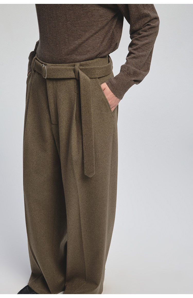 Adjustable Waistband Casual Pants