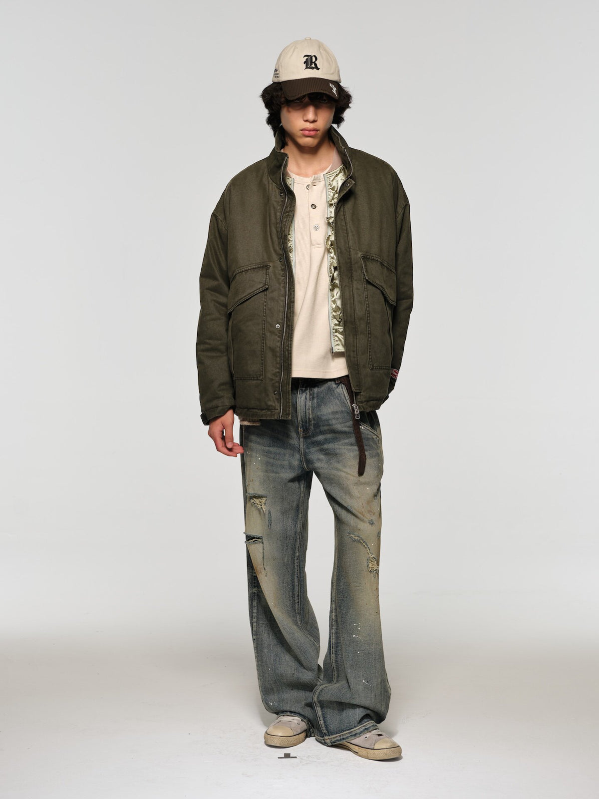 Vintage-Style Battlefield Cotton Jacket