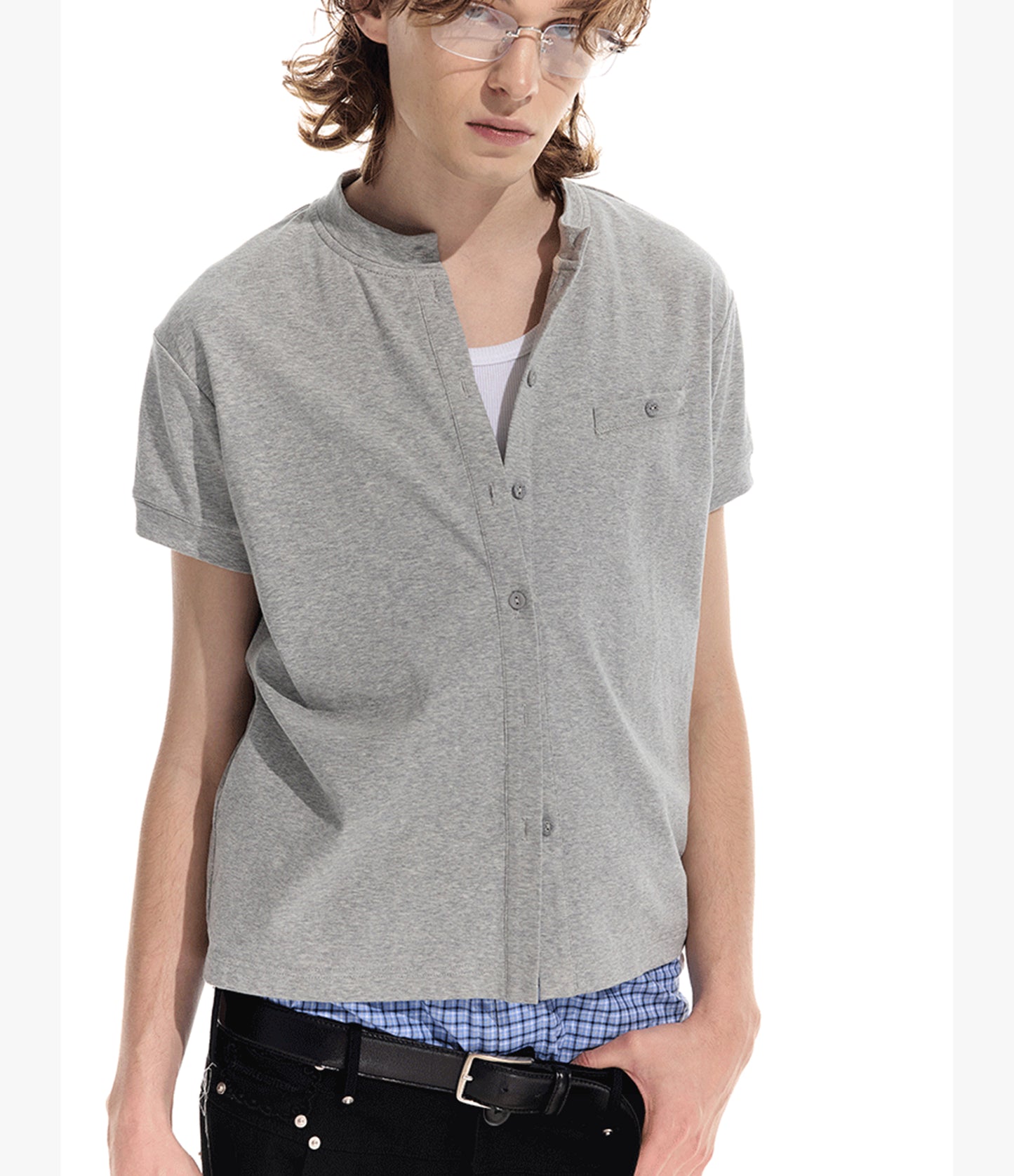 Straight Shoulder Cardigan