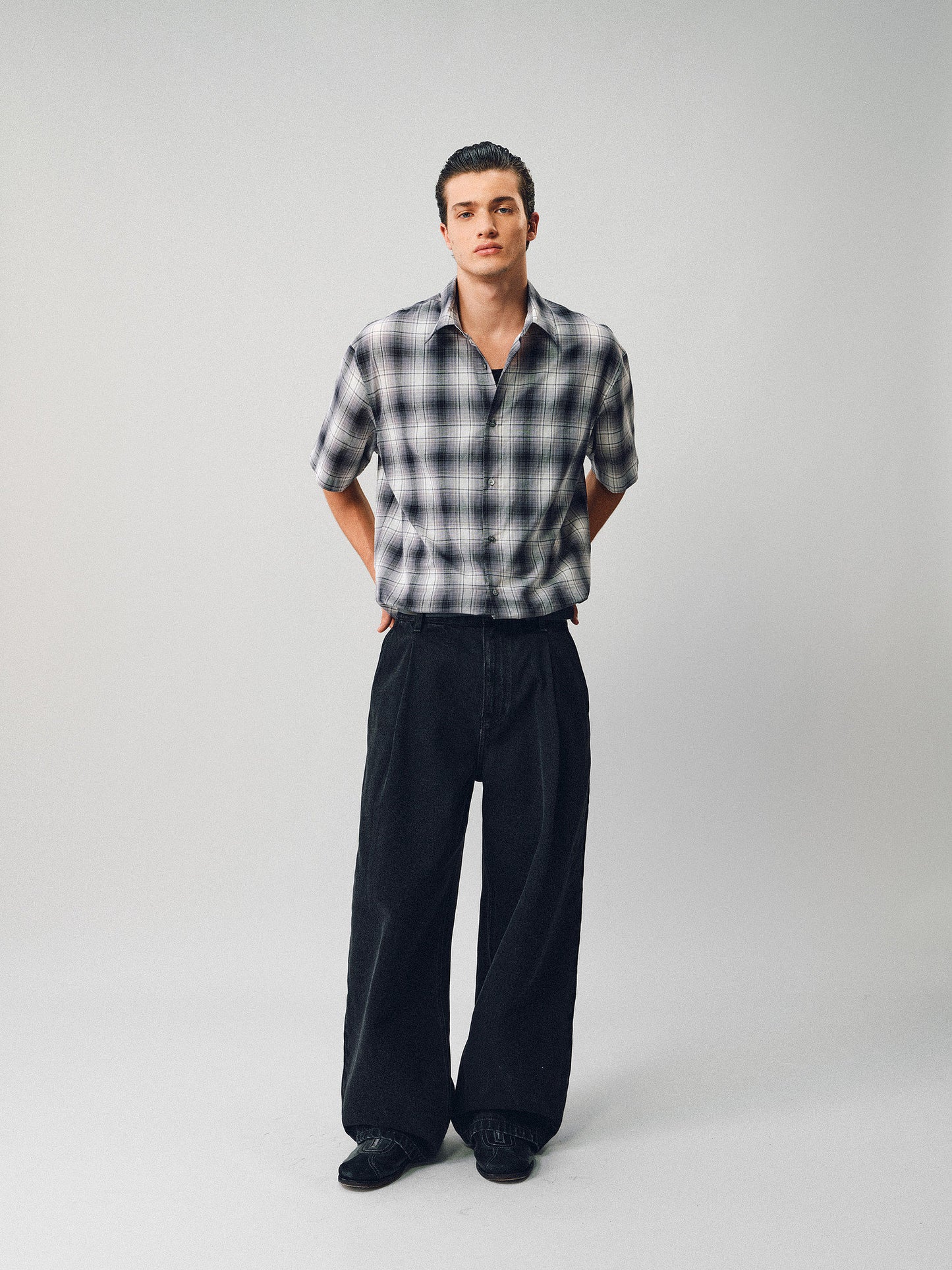 Gradient Check Shirt